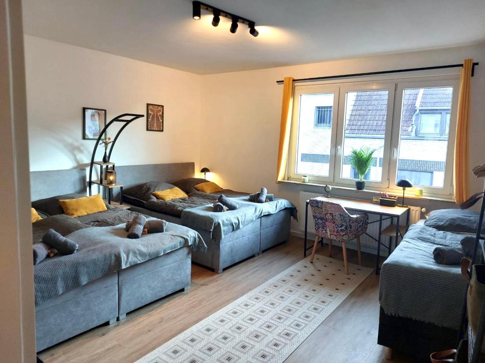 Apartament Rtr Essen - Fuer Bis Zu 8 Personen - Voll Ausgestattet - Zentral Limbecker Platz - Messe - Uniklinikum - Smart Tv - Modern Zewnętrze zdjęcie